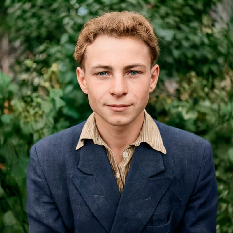 После реставрации: Цветокоррекция